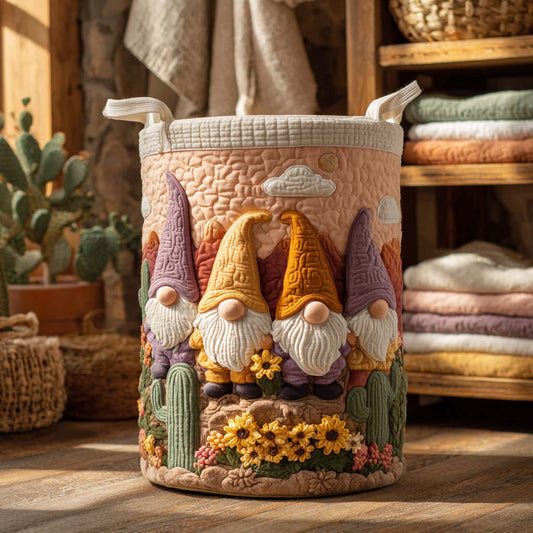 Little Nomad Gnome Quilted Laundry Basket NCU0NXD042
