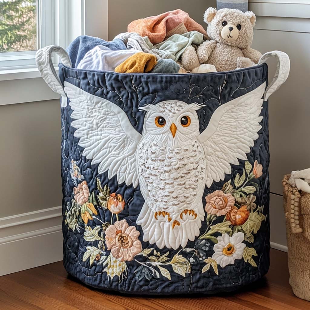 Little Screech Quilted Laundry Basket NCU0NNT2111