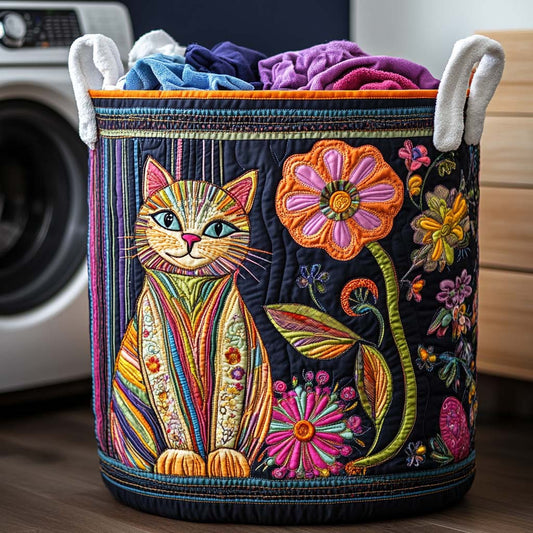 Little Tiger Quilted Laundry Basket NCU0NNT2271