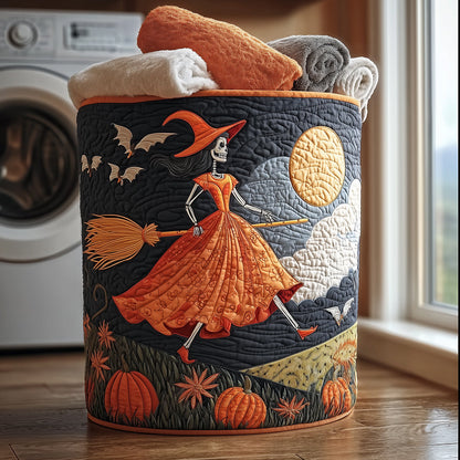Little Witchy Quilted Laundry Basket NCU0TH3074