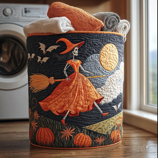 Little Witchy Quilted Laundry Basket NCU0TH3074