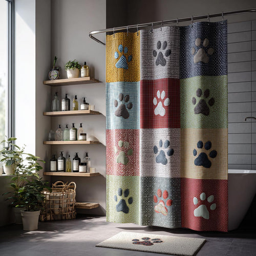 Lively Paws Shower Curtain NCU0DV1850