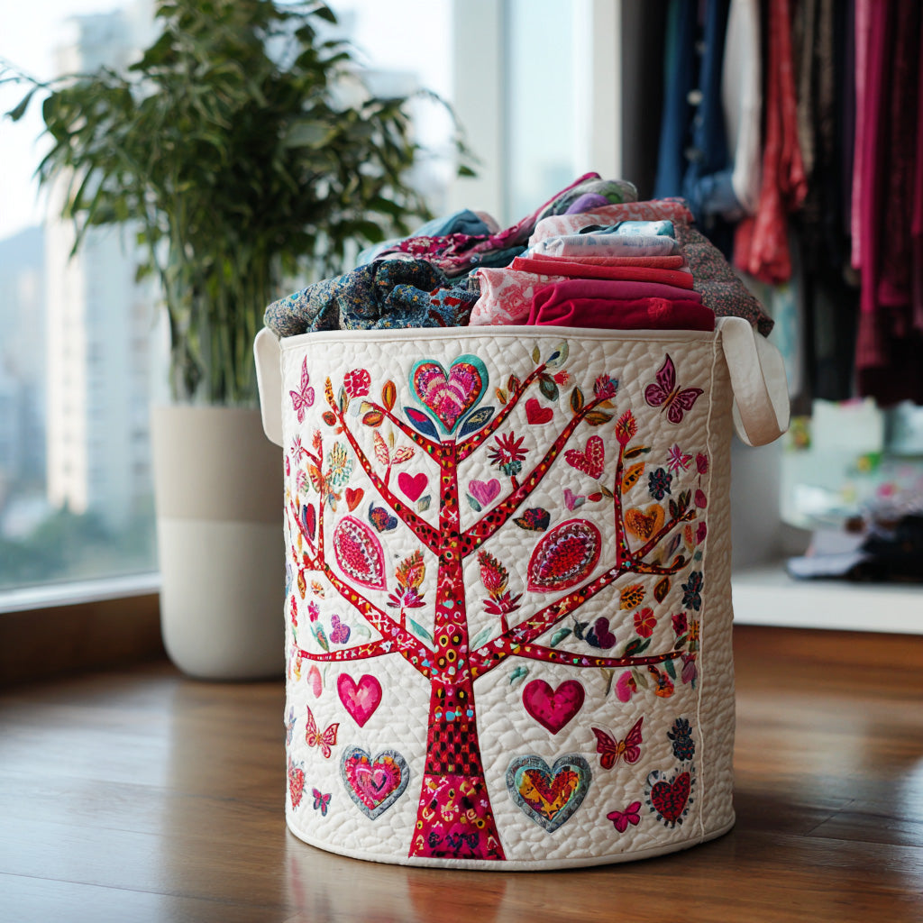 Living Branch Quilted Laundry Basket NCU0DV837