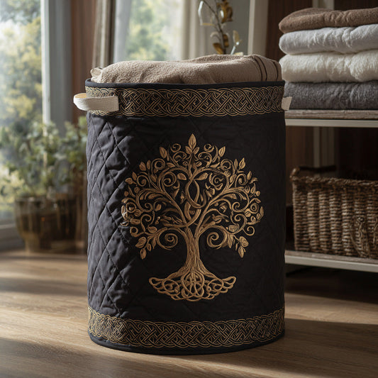 Living Harmony Quilted Laundry Basket NCU0PVL624