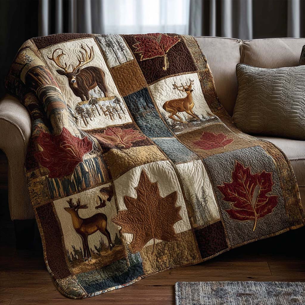 Lodge Autumn Quilted Blanket NCU0NNT2156