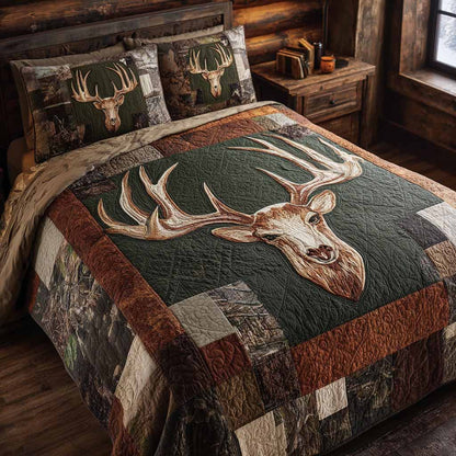 Lodge Legacy 3-Piece Quilted Bedding Set NCU0NXD1738
