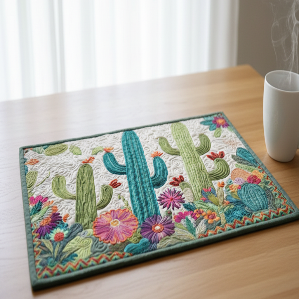 Lone Cactus Quilted Placemat NCU0NNT2339