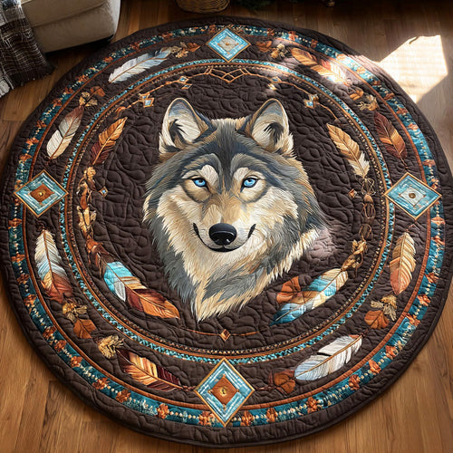 Lone Guardian Quilted Round Mat NCU0NTV729