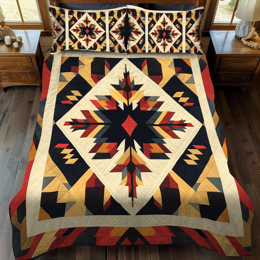 Lone Star Blaze 3-Piece Quilted Bedding Set NCU0DK1717