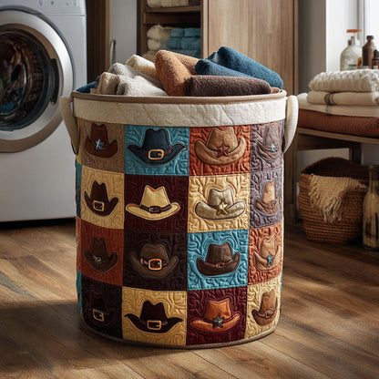 Lone Star Cowboy Quilted Laundry Basket NCU0NTV433