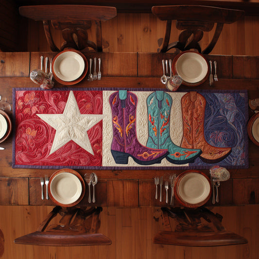 Lone Star State Quilted Table Runner NCU0HNH848