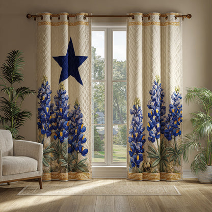Lone Star Texas Quilted Curtains NCU0HNH589