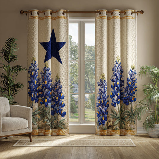 Lone Star Texas Quilted Curtains NCU0HNH589