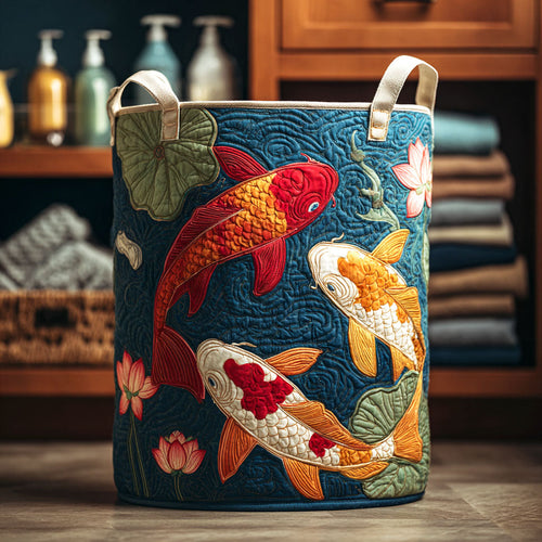 Lotus Companions Quilted Laundry Basket NCU0NTV089