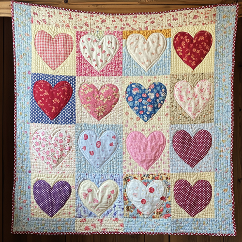 Love Layered Quilted Blanket NCU0PVL108