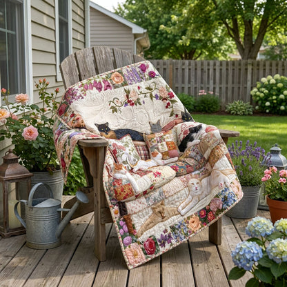 Love Me Love My Cats Quilted Blanket NCU0PTT3191