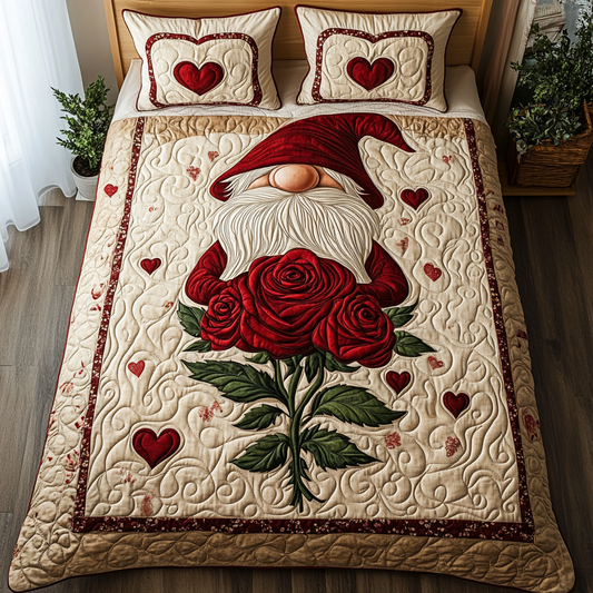Love Symphony 3-Piece Quilted Bedding Set NCU0TL2315