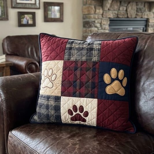 Loving Paws Quilted Pillow Case NCU0DV1726