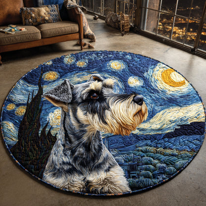 Loyal Eyes Quilted Round Mat NCU0DV1222