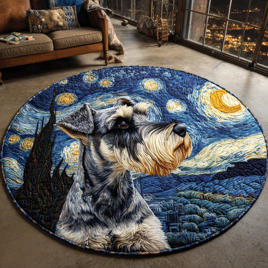 Loyal Eyes Quilted Round Mat NCU0DV1222