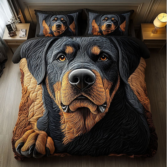Loyal Majesty 3-Piece Quilted Bedding Set NCU0NNT655