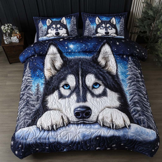 Loyal Shadow 3-Piece Quilted Bedding Set NCU0NNT793