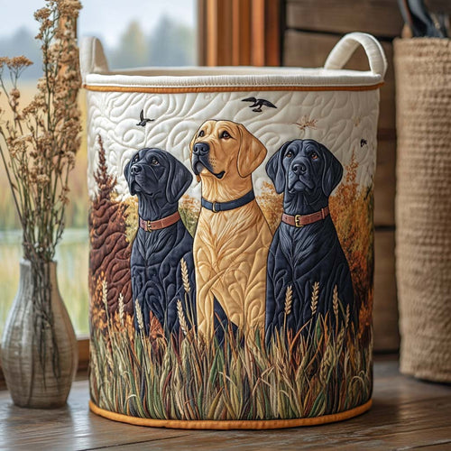 Loyal Trio Quilted Laundry Basket NCU0NXD721