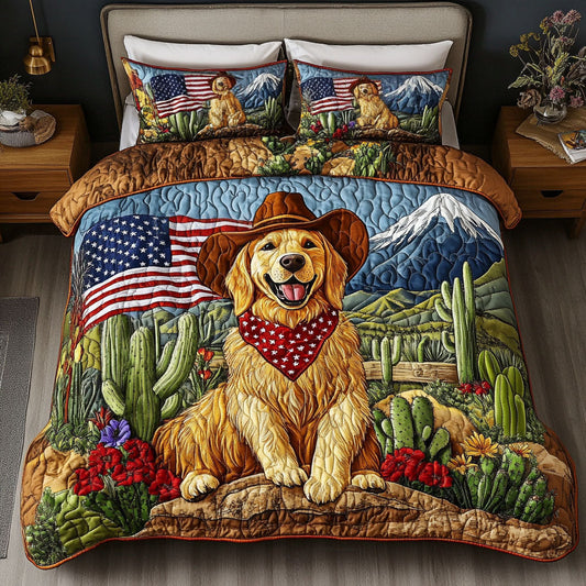 Loyal Wrangler 3-Piece Quilted Bedding Set NCU0NNT740