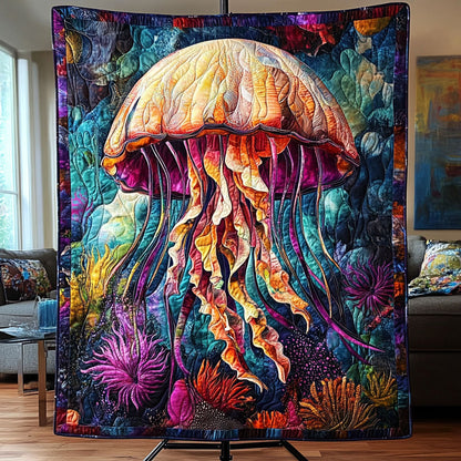 Luminescent Sea Dance Quilted Blanket NCU0PTT172