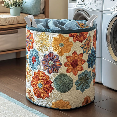 Luminous Echo Quilted Laundry Basket NCU0PTT747