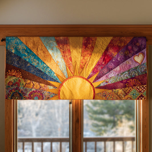 Luminous Meadows Quilted Valance NCU0PVL479
