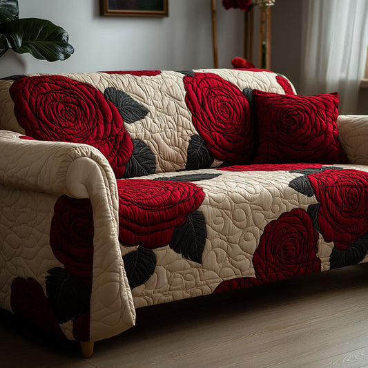 Lush Garden Quilted Sofa Cover NCU0DDK2305