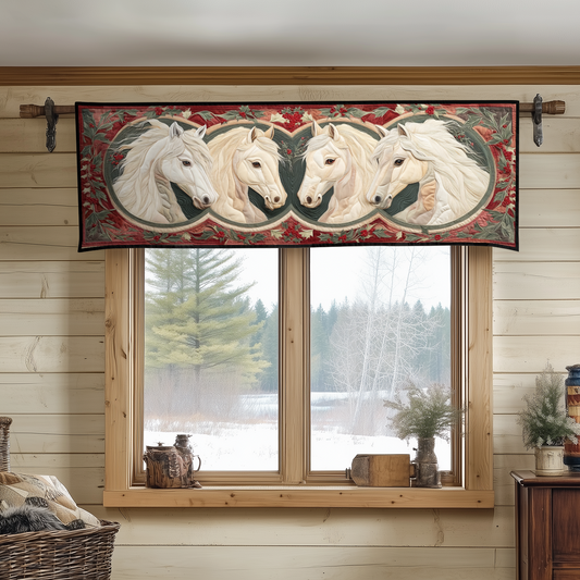 Frosted Companions Quilted Valance NCU0NXD645