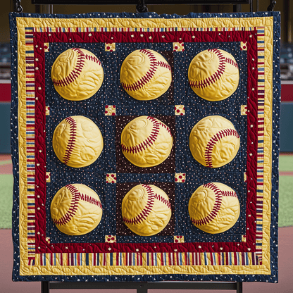 MVP Softball Quilted Blanket NCU0TH1485