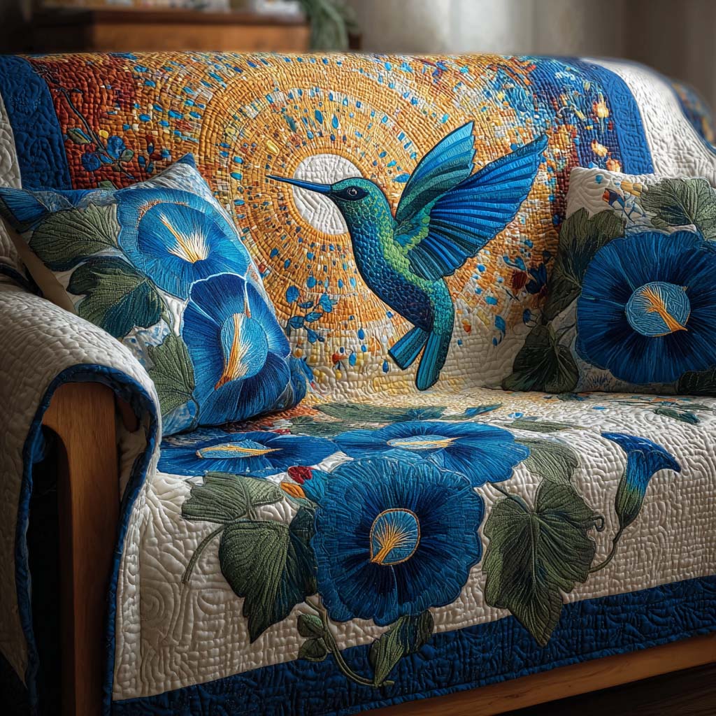 Magic Bird Quilted Sofa Cover NCU0NNT2244