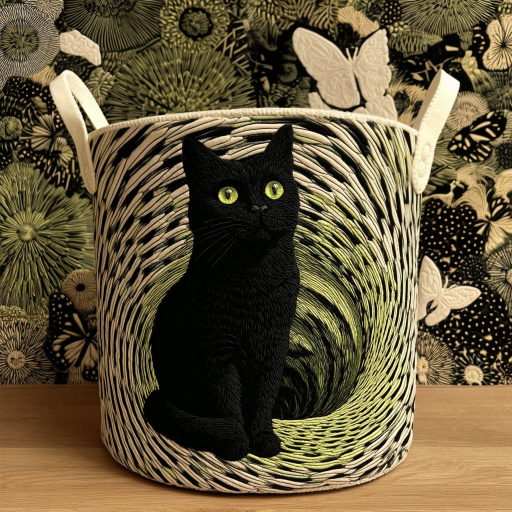 Magic Cat Quilted Laundry Basket NCU0PTT2092