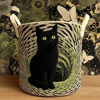 Magic Cat Quilted Laundry Basket NCU0PTT2092