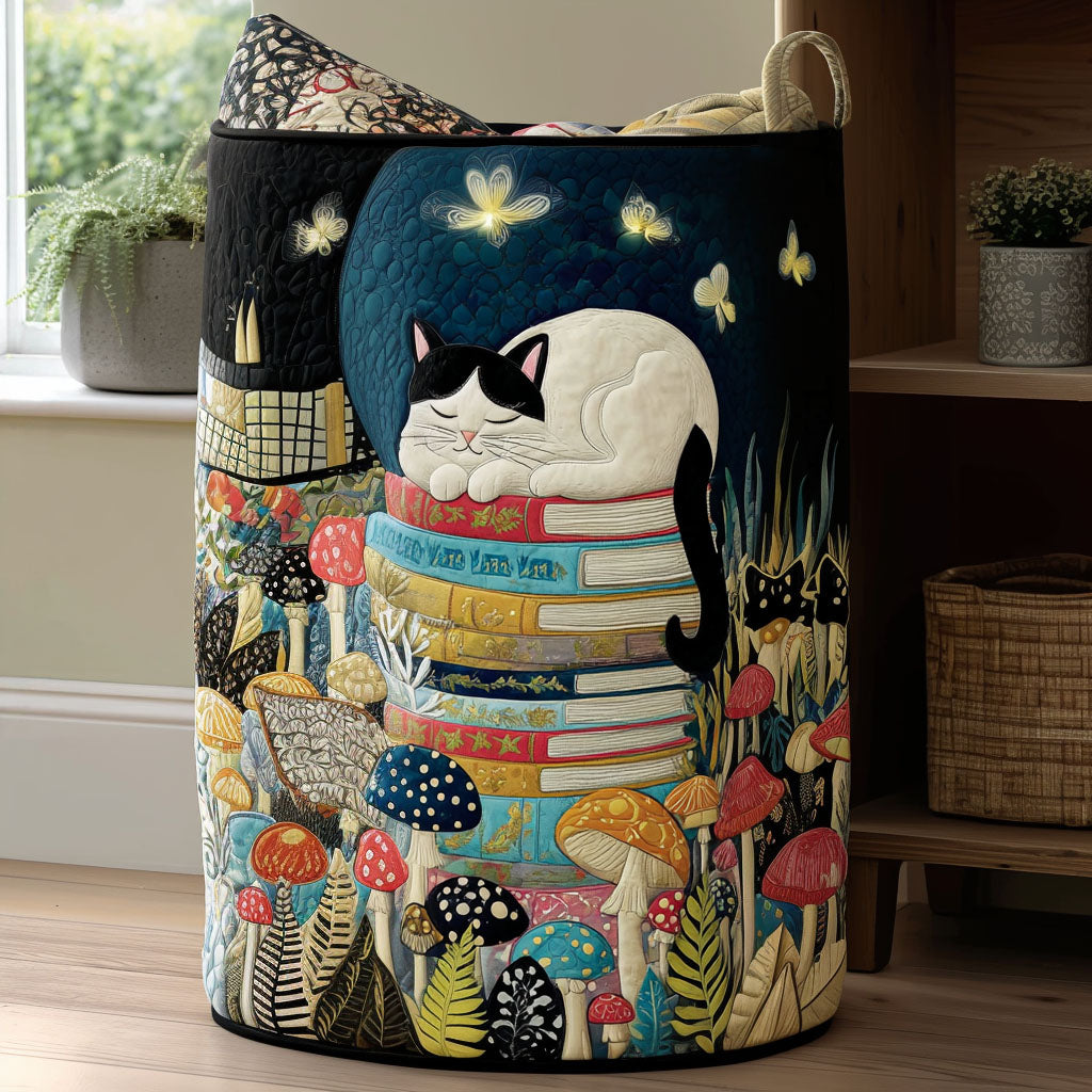 Magic Library Keeper Quilted Laundry Basket NCU0PTT2397 – Quiltnest