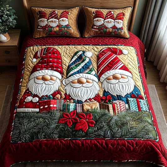 Magical Gnome 3-Piece Quilted Bedding Set NCU0HTT112