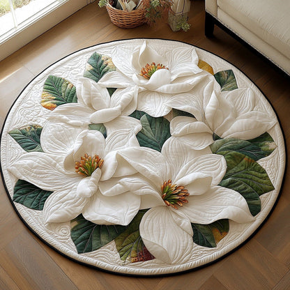 Magnolia Grace Quilted Round Mat NCU0DV868