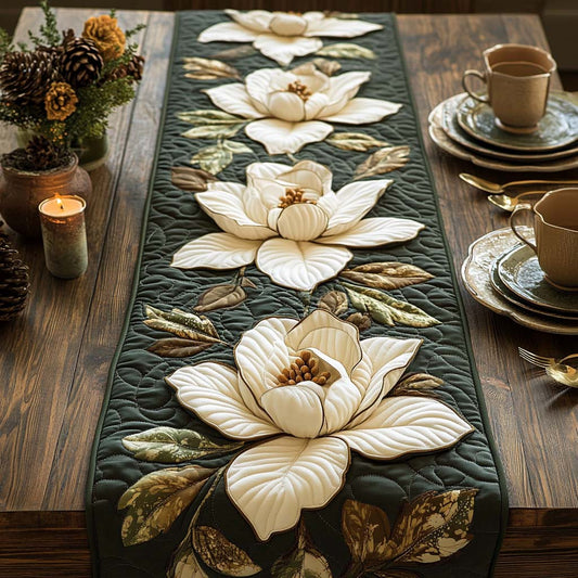 Magnolia Grace Quilted Table Runner NCU0NXD282