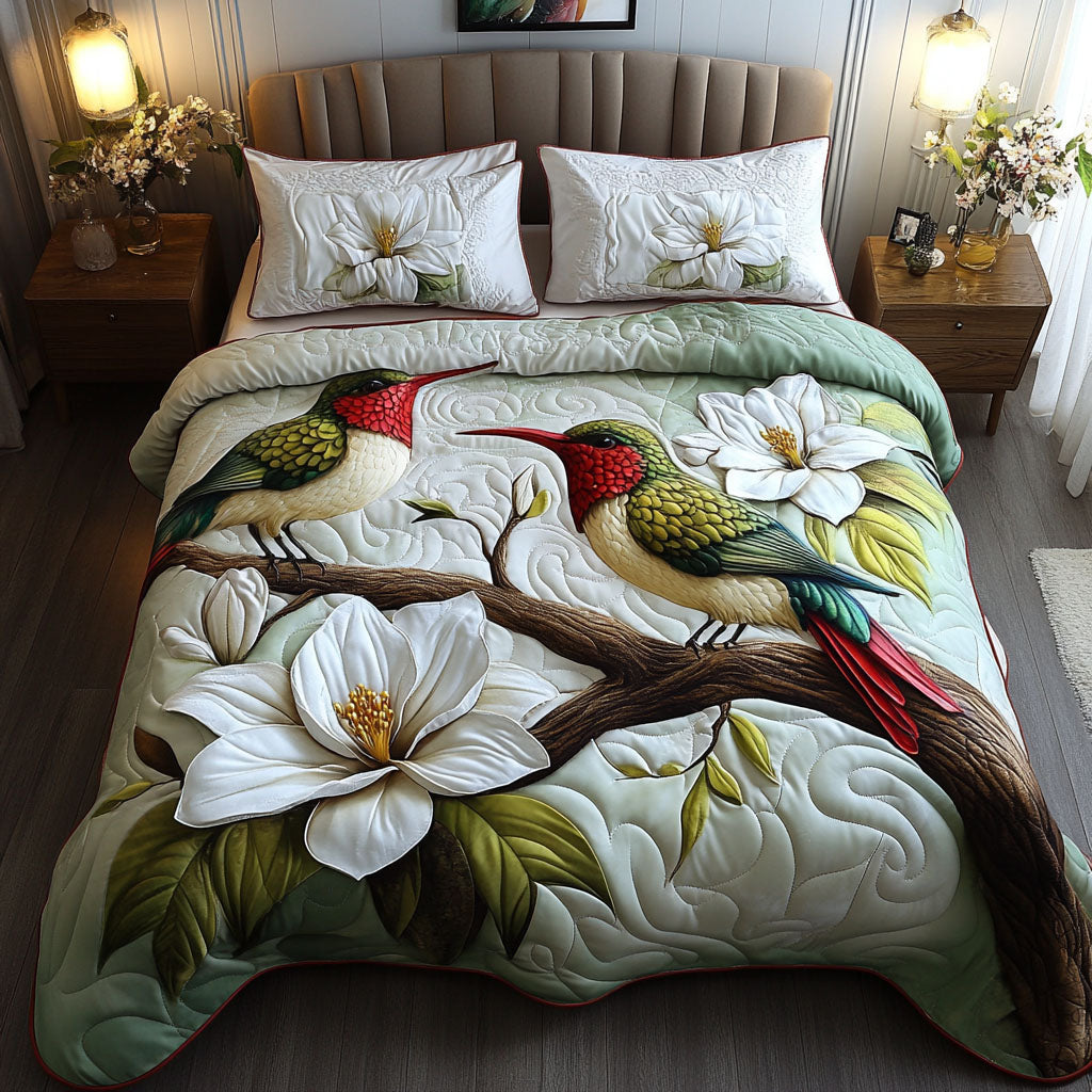 Magnolia Hummingbirds Duvet Cover Set NCU0NNT532
