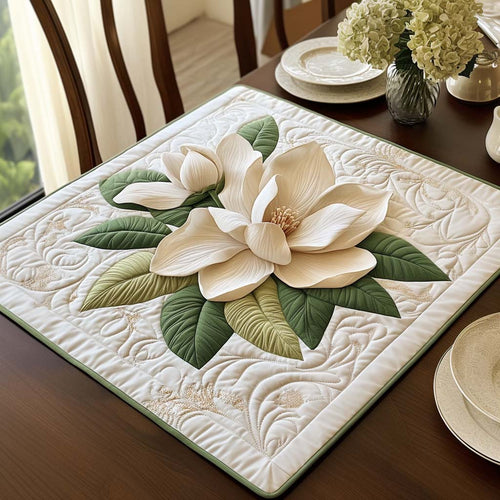 Magnolia Meadow Quilted Table Topper NCU0NNT985