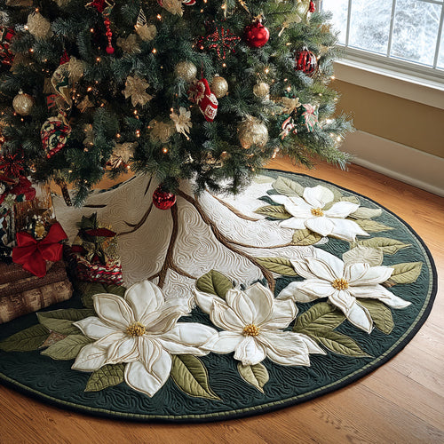 Magnolia Noel Christmas Quilted Tree Skirt NCU0DV1377