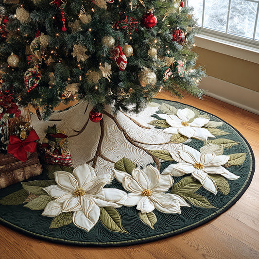 Magnolia Noel Christmas Quilted Tree Skirt NCU0DV1377