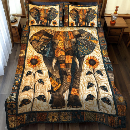 Elephant Quilted Bedding Set NCU0VT29