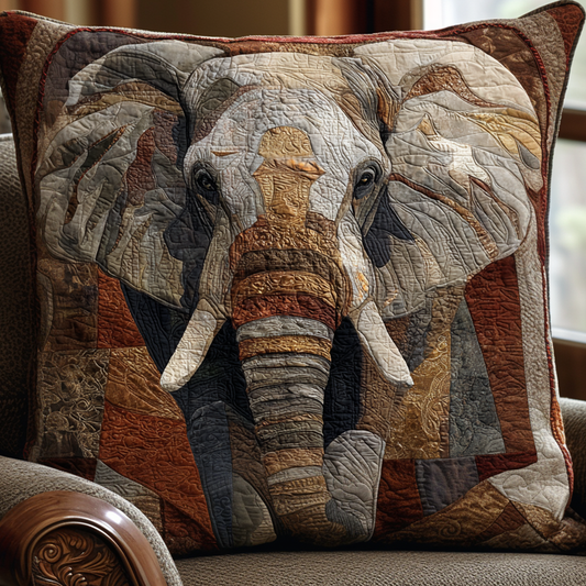 Majestic Elephant Quilted Pillow Case NCU0DV1737