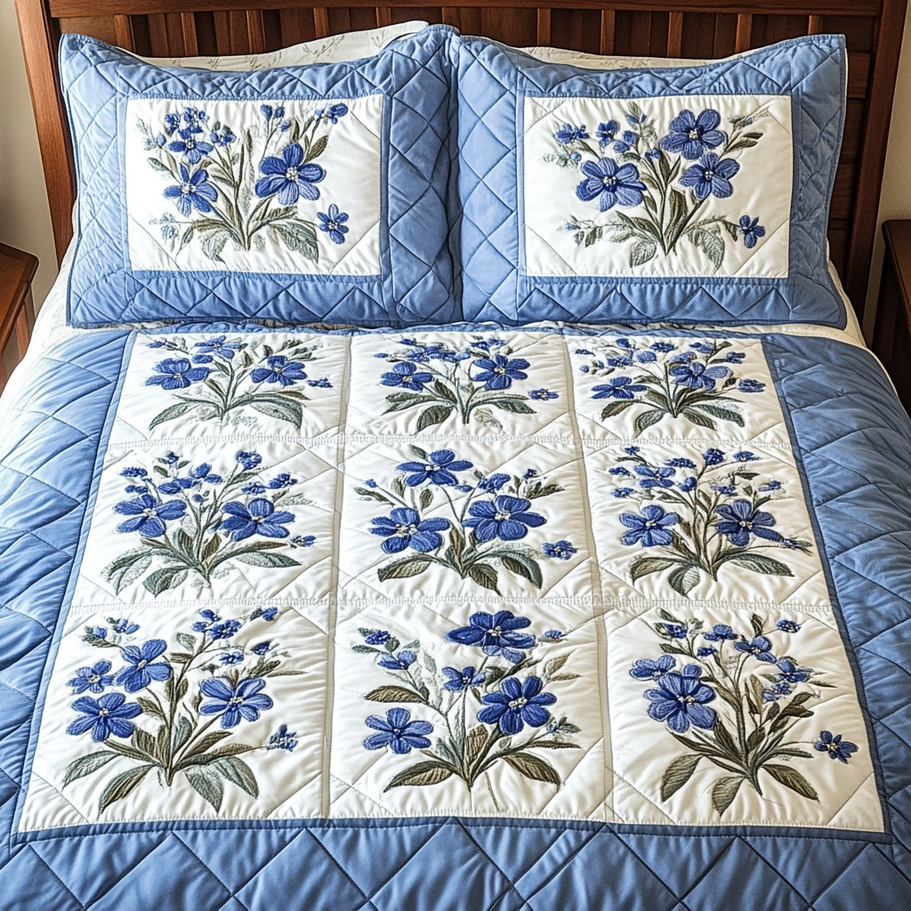 Majestic Blooms Duvet Cover Set NCU0NVH630