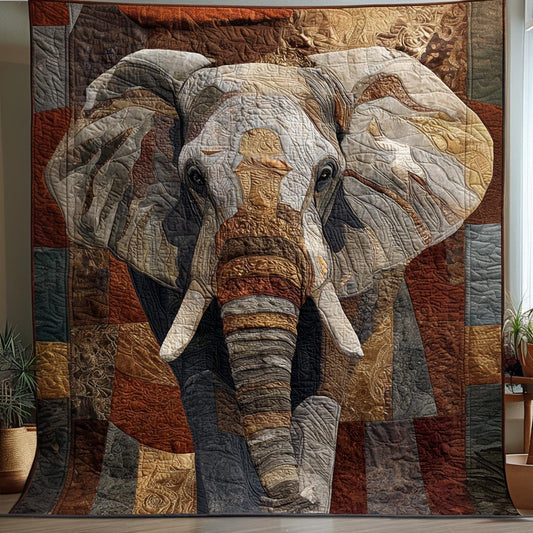 Majestic Elephant Quilted Blanket NCU0DV1737