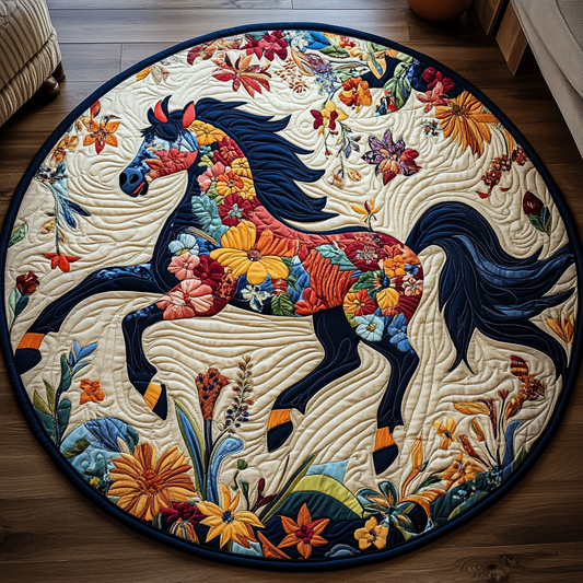 Majestic Equine Quilted Round Mat NCU0PD826